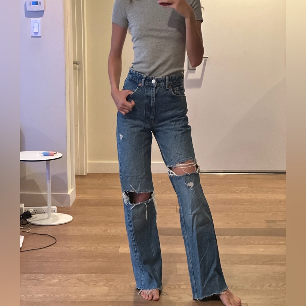 Zara wide leg baggy pants